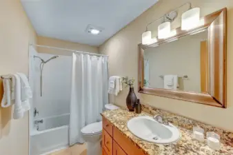 Hallway bathroom share by two other bedrooms upsairs