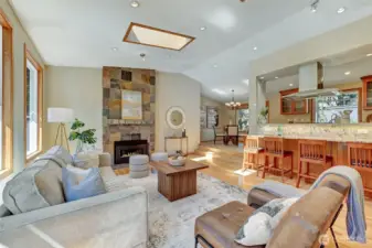 gas fireplace