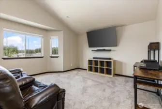 Upstairs bonus loft space