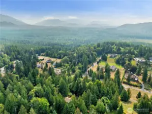 Possible view of mountain with trimming of a few trees!
