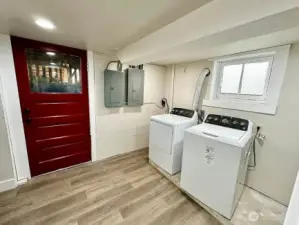 Unit 2 Main Entrance and Utility Room