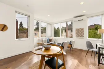 Light pours into your main living space