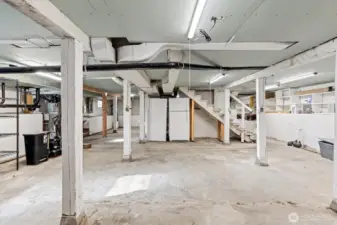 Huge basement that goes on forever. Tons of storage space and hook-ups available for a second washer/dryer