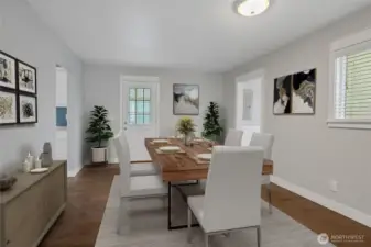 This photo is virtually staged