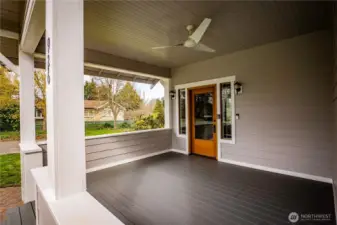 IT'S NOT POSSIBLE FOR ME TO LOVE THIS COVERED FRONT PORCH,,,ROOM FOR TABLE AND CHAIRS AND THE PERFECT SPOT TO DECORATE FOR ALL THE HOLIDAYS,,,,