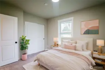 SECONDARY BEDROOM...OFF KITCHEN AREA