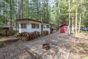 Back of the property.