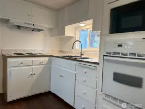 Cute kitchen is freshly painted