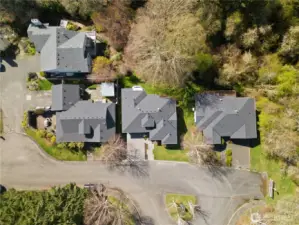 Located on a quite cul-de-sac with green space behind the property