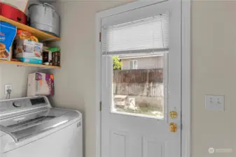 Unit #A Laundry Room