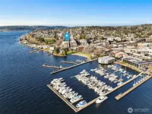 Your friends with boats can harbor in the Marina when visiting.