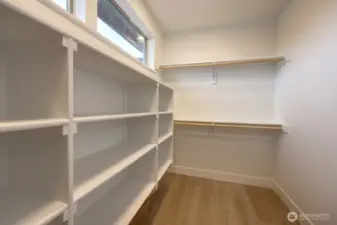 Primary Walk-in closet