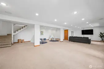 Downstairs massive bonus room