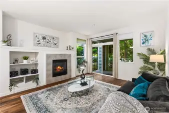 Cozy up to your fireplace.
