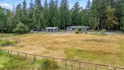Bring your horses home—barn, tack room, and plenty of room to ride!
