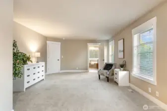 Large space with ensuite.
