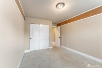 Bedroom #2 with closet.