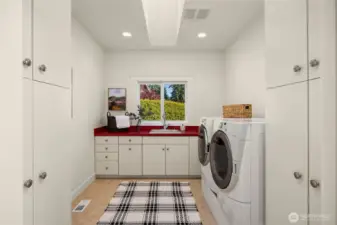 Main floor laundry