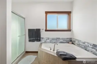 Primary Bathroom w/Soaking tub