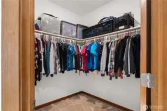 Walk-in Closet in the Primary