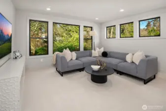 Flexible upper floor bonus space