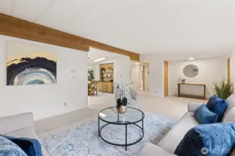 Living Room off of Entry and Dining
