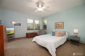 Large primary suite.