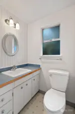 Half Bath off of front Bedroom