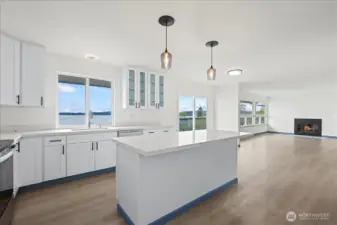 Amazing views from the kitchen window when you finally have to take care of the dishes.