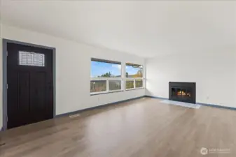 Welcoming front entry.