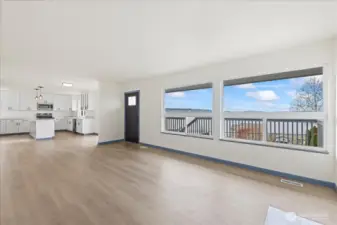 Amazing views from the living room windows.