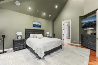 Large primary suite on the main floor