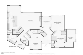 Main Floor of Main Home Floor Plan