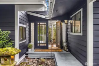 Built in 1968, this home portrays some classic features of the era - clean lines, vaulted ceiling, deep eaves and large picture windows.