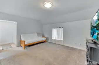 Upstairs rec room