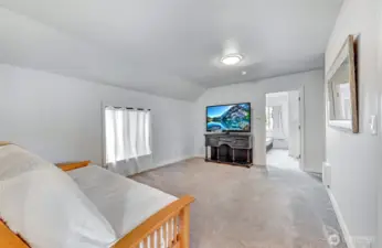 Great place for a TV room.
