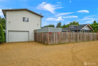 2 Story garage with loft