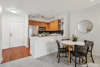 Flow easily from one space to the next thanks to the efficient, open layout.