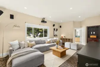 Main level primary (used as home theatre)