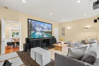 Main level primary (used as home theatre)