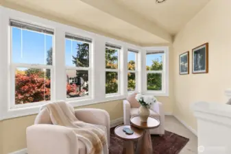 Upper reading nook