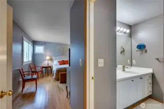 Primary, with ensuite bath