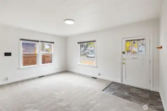 Light and bright living space.