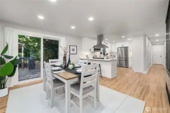 Laid out beautifully for hosing and entertaining,