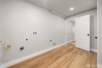 Laundry and utility room.