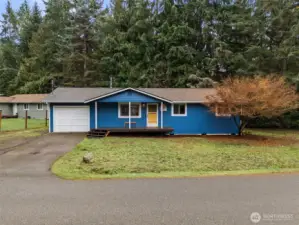 Large, level corner lot