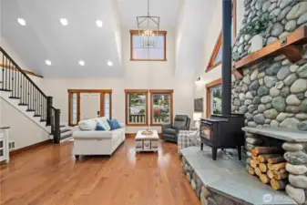 High-end designer finishes throughout- including luxury Hardwood flooring.