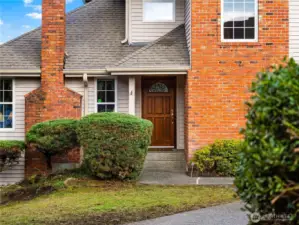 Brick details and wood siding; such a classic and classy look.
