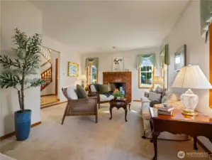 This space is made for entertaining; formal living room and two family rooms