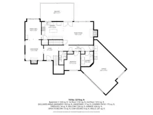Floor Plan for main floor